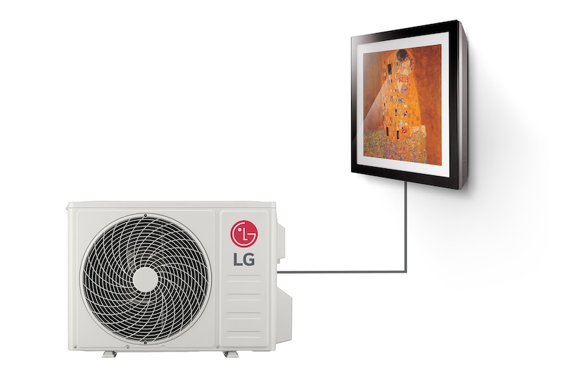 Foto frontale del climatizzatore LG A12FT